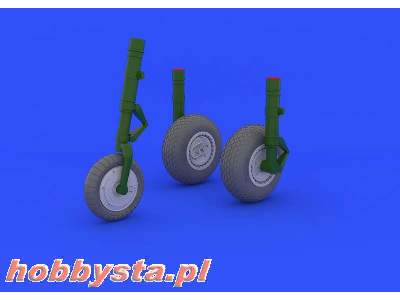 Me 262 wheels 1/32 - Trumpeter - image 2