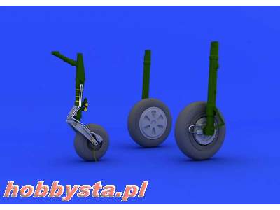 MiG-21PFM wheels 1/48 - Eduard - image 1