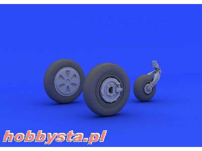 MiG-21PFM wheels 1/48 - Eduard - image 4