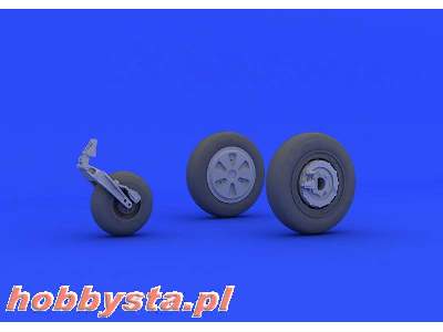 MiG-21PFM wheels 1/48 - Eduard - image 5