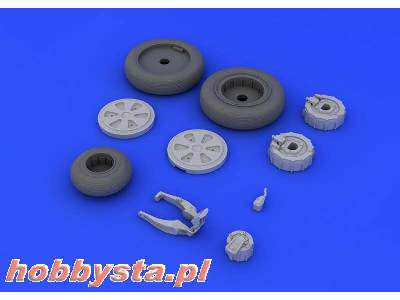 MiG-21PFM wheels 1/48 - Eduard - image 6