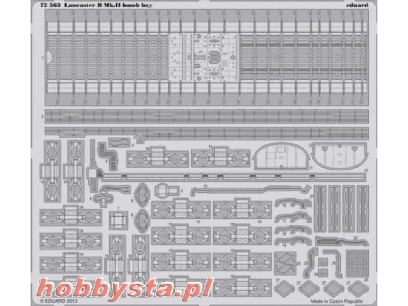 Lancaster B Mk. II bomb bay 1/72 - Airfix - image 1