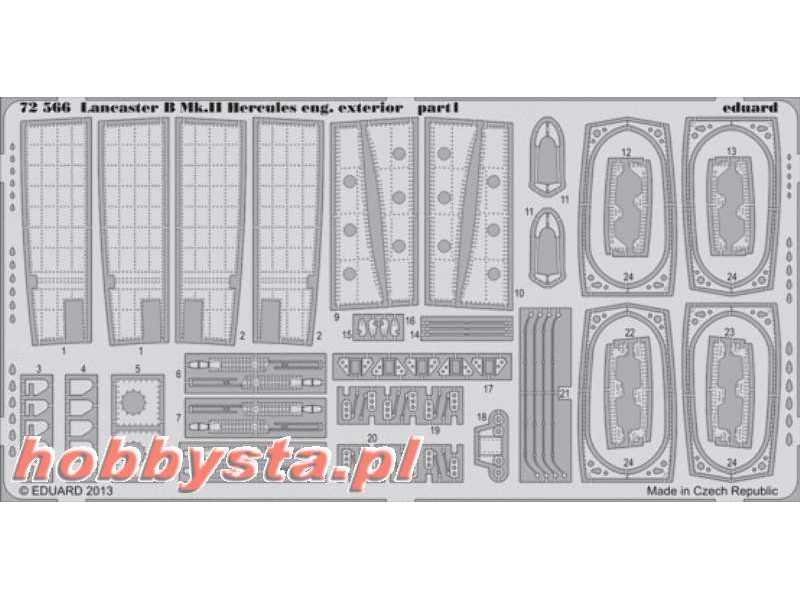 Lancaster B Mk. II exterior 1/72 - Airfix - image 1