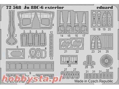 Ju 88C-6 exterior 1/72 - Revell - image 1