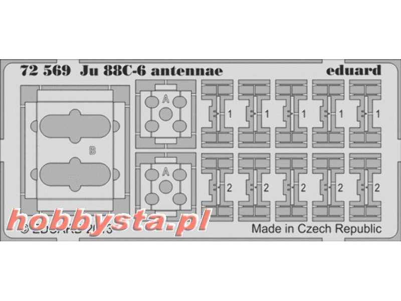 Ju 88C-6 antennae 1/72 - Revell - image 1