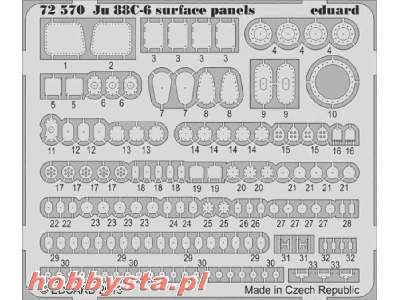 Ju 88C-6 surface panels S. A. 1/72 - Revell - image 1