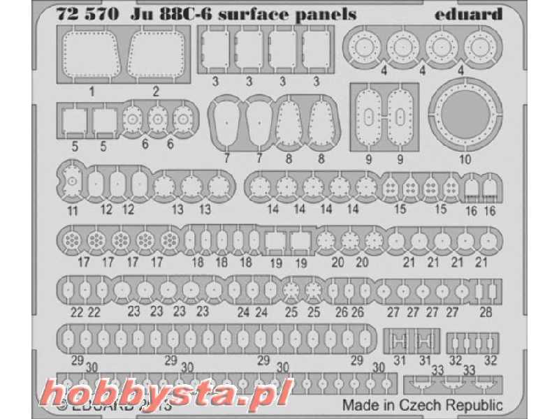 Ju 88C-6 surface panels S. A. 1/72 - Revell - image 1