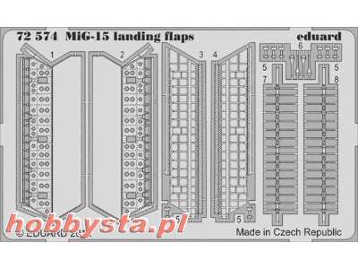 MiG-15 landing flaps 1/72 - Eduard - image 1