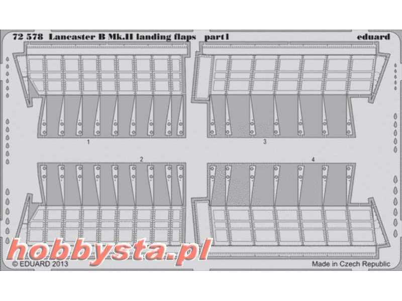 Lancaster B Mk. II landing flaps 1/72 - Airfix - image 1