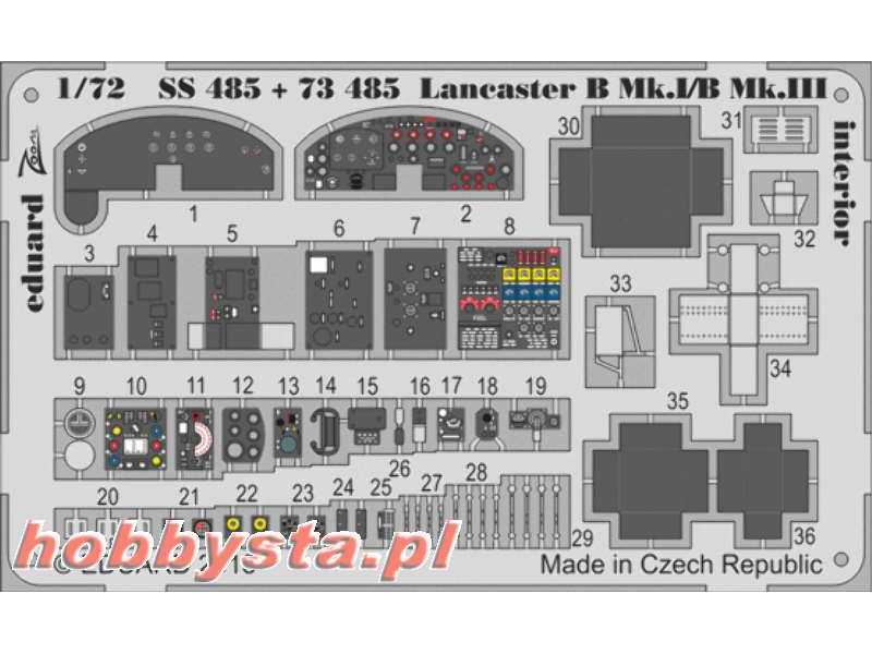 Lancaster B Mk. I/B Mk. III interior S. A. 1/72 - Airfix - image 1