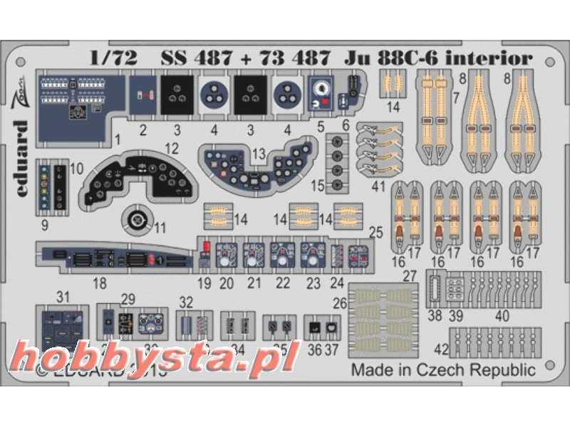 Ju 88C-6 interior S. A. 1/72 - Revell - image 1