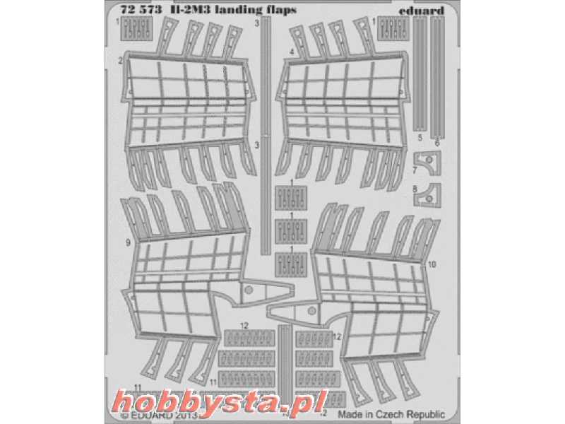 Il-2M3 landing flaps 1/72 - Tamiya - image 1