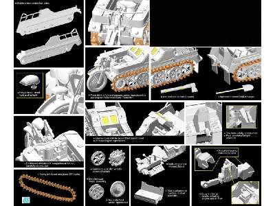 Sd.Kfz.2 Kettenkrad Early Production w/Infanteriekarren - image 3