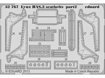 Lynx HAS.3 seatbelts 1/32 - Revell - image 3