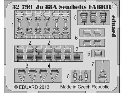 Ju 88A seatbelts FABRIC 1/32 - Revell - image 1