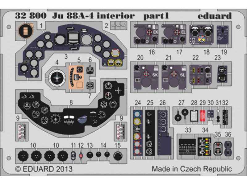 Ju 88A-4 interior S. A. 1/32 - Revell - image 1