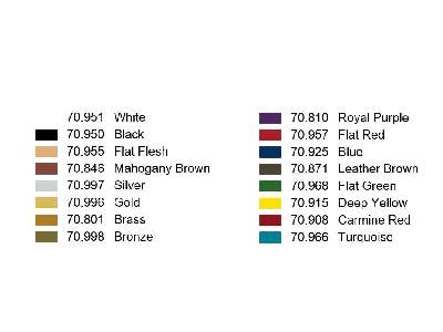 Model Color Set - Imperial Roman - 16 units - image 2