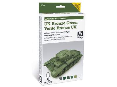 UK Bronze Green 4BO - AFV Painting System - 6 pcs. - image 1
