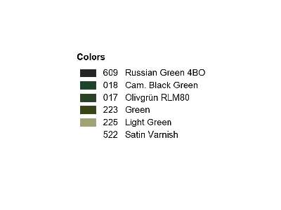 UK Bronze Green 4BO - AFV Painting System - 6 pcs. - image 2