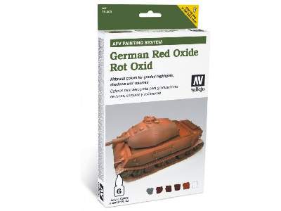 German Red Oxide - AFV Painting System - 6 pcs. - image 1