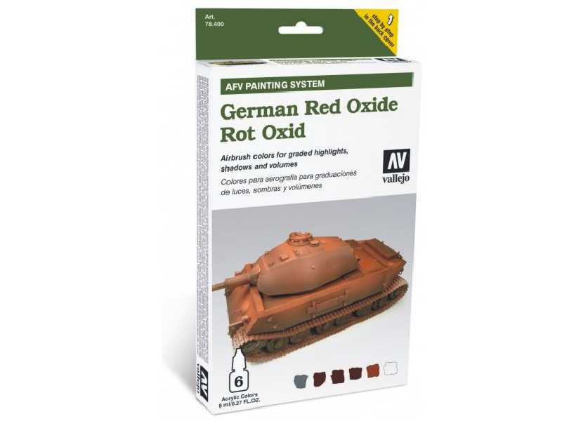 German Red Oxide - AFV Painting System - 6 pcs. - image 1