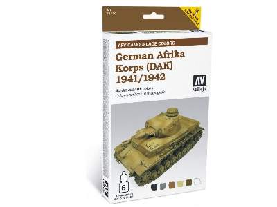 German Afrika Korps 1941-1942 (DAK) - AFV Camouflage Colors - image 1