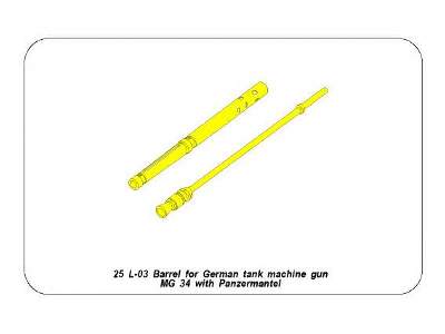 Turned barrel for German tank machine gun MG34 - image 8