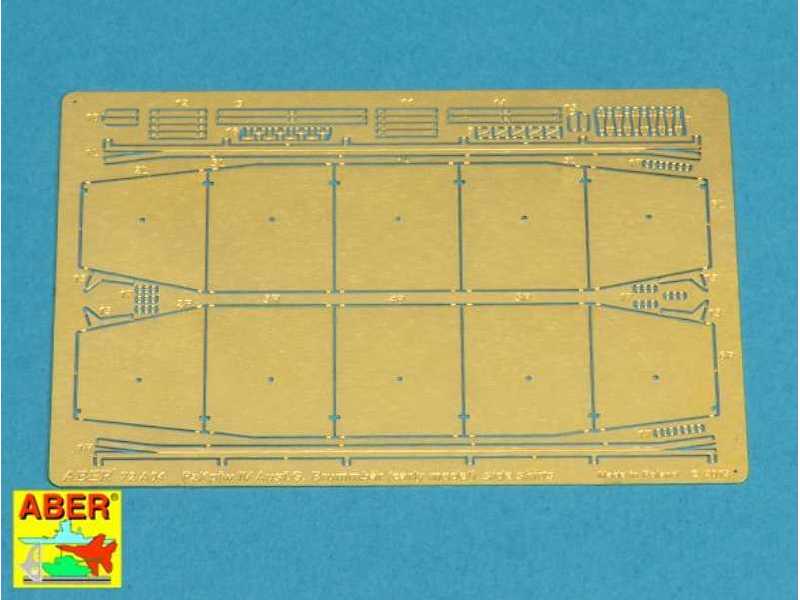 Side skirts for PzKpfw IV, Ausf.G, early Brummbar - image 1 Side skirts for PzKpfw IV, Ausf.G, early Brummbar - image 1