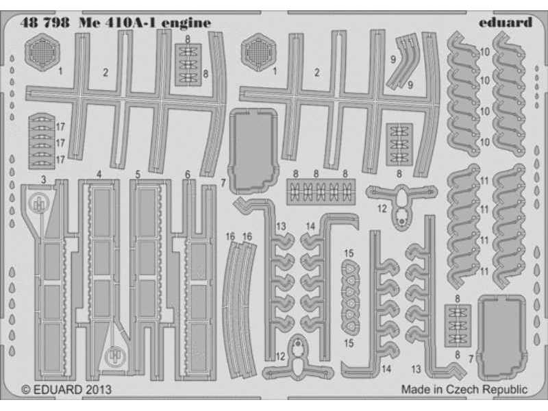 Me 410A-1 engine 1/48 - Meng - image 1