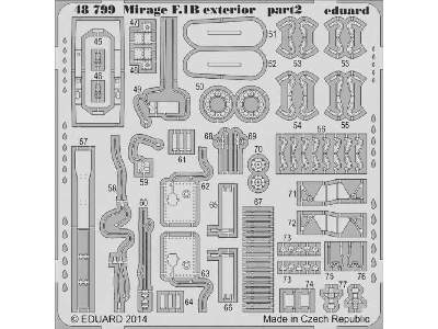 Mirage F.1B exterior 1/48 - Kitty Hawk - image 3