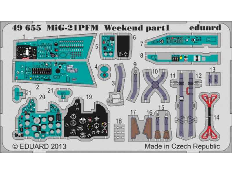 MiG-21PFM Weekend 1/48 - Eduard - image 1