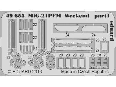 MiG-21PFM Weekend 1/48 - Eduard - image 3