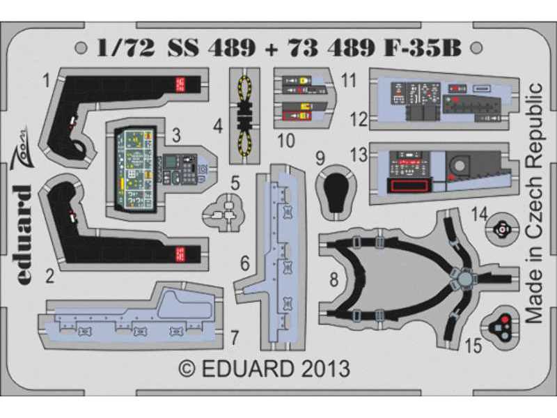 F-35B interior S. A. 1/72 - Fujimi - image 1