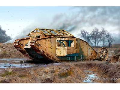MK I Male British Tank, Somme Battle period, 1916 - image 1