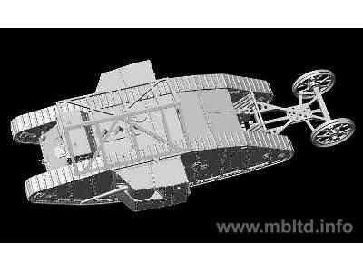 MK I Male British Tank, Somme Battle period, 1916 - image 7