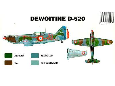 Dewoitine D-520 - French AF - image 2