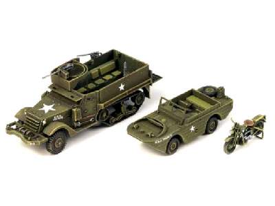 M3 Half Track & 1/4ton Amphibian Vehicle - image 1