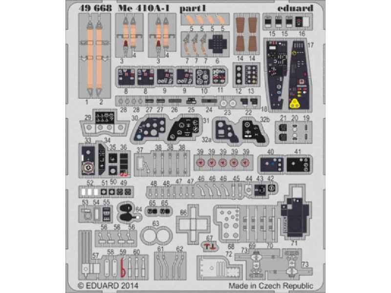 Me 410A-1 S. A. 1/48 - Meng - image 1