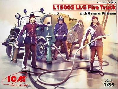 L1500S LLG Fire Truck with German Firemen - image 1