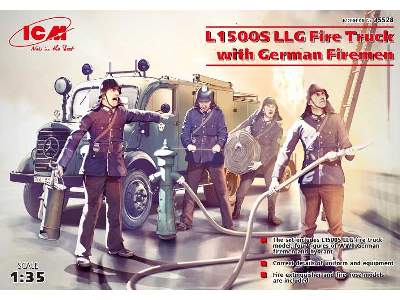 L1500S LLG Fire Truck with German Firemen - image 4