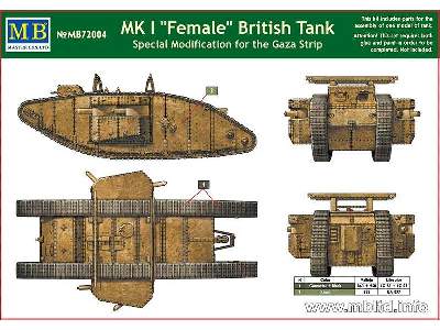 MK I Female British Tank Special Modification for the Gaza Strip - image 2