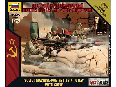 Soviet Machine-gun NSV 12,7 UTES w/crew - image 3