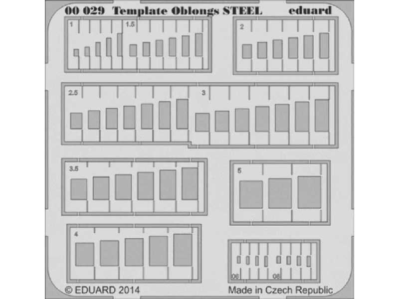 Template oblongs STEEL - image 1