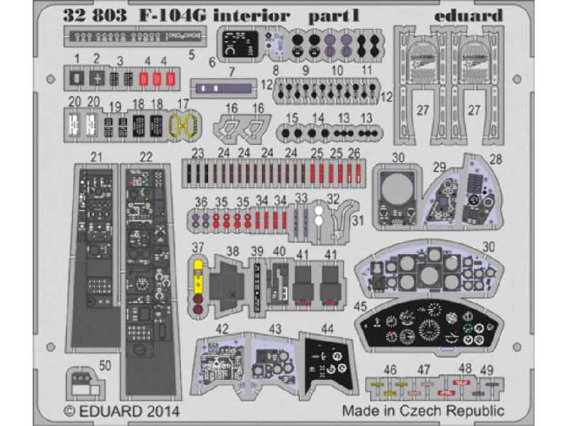 F-104G interior S. A. 1/32 - Italeri - image 1