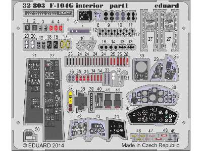 F-104G interior S. A. 1/32 - Italeri - image 2