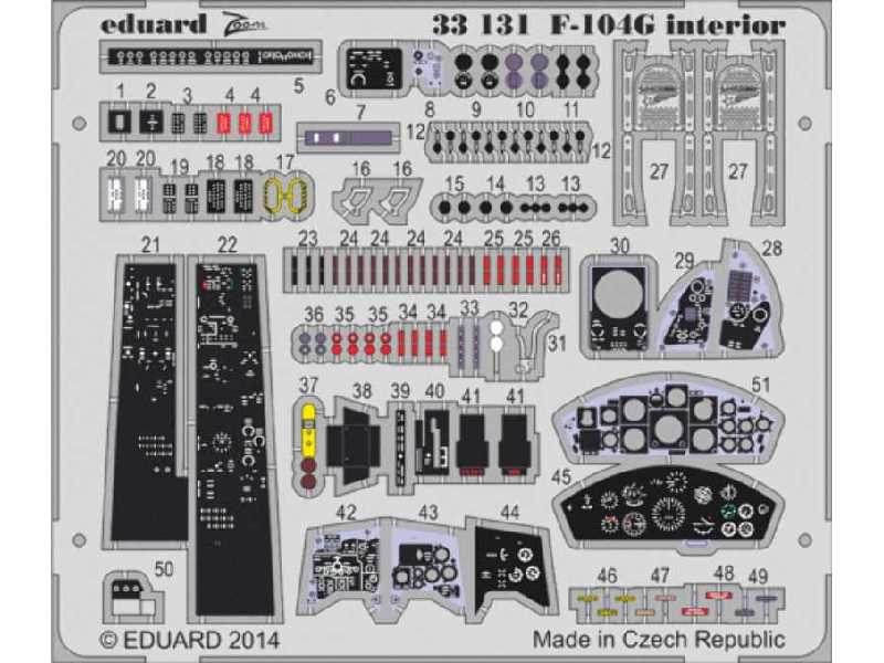 F-104G interior S. A. 1/32 - Italeri - image 1