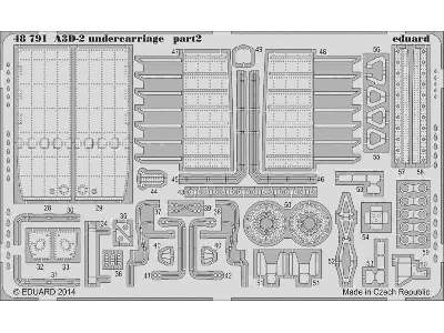 A3D-2 undercarriage 1/48 - Trumpeter - image 3