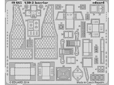 A3D-2 interior S. A. 1/48 - Trumpeter - image 3