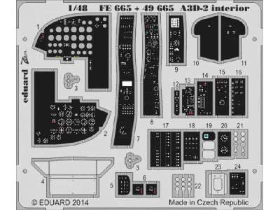 A3D-2 interior S. A. 1/48 - Trumpeter - image 1