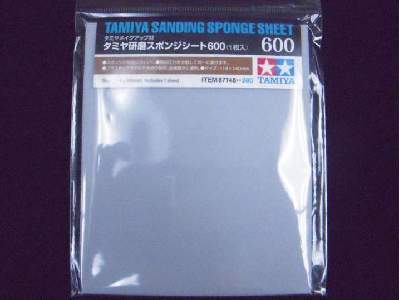 Sanding Sponge Sheet - 600 - image 1